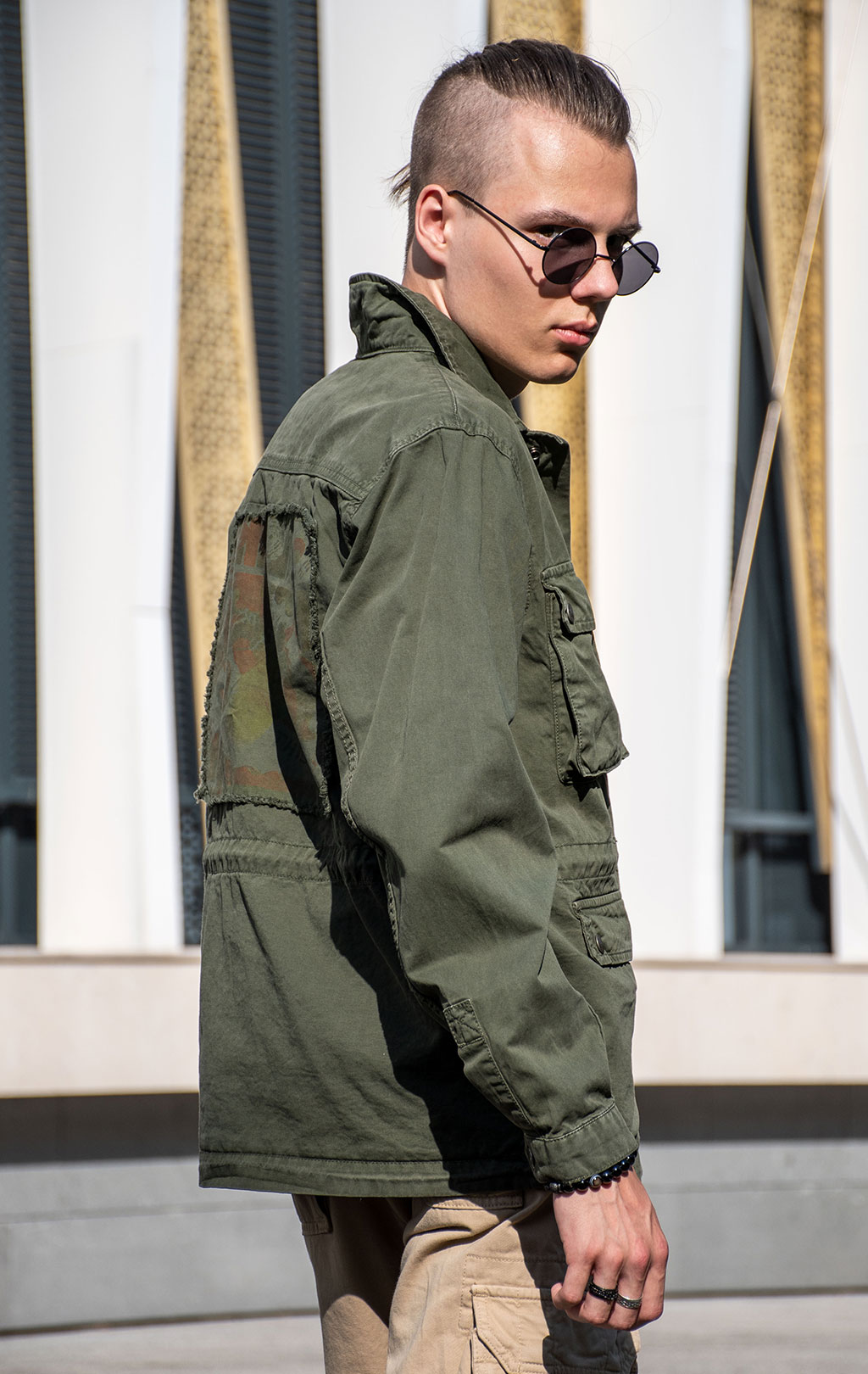 Ветровка ALPHA INDUSTRIES FIELD JACKET LWC M-65 greyblack 