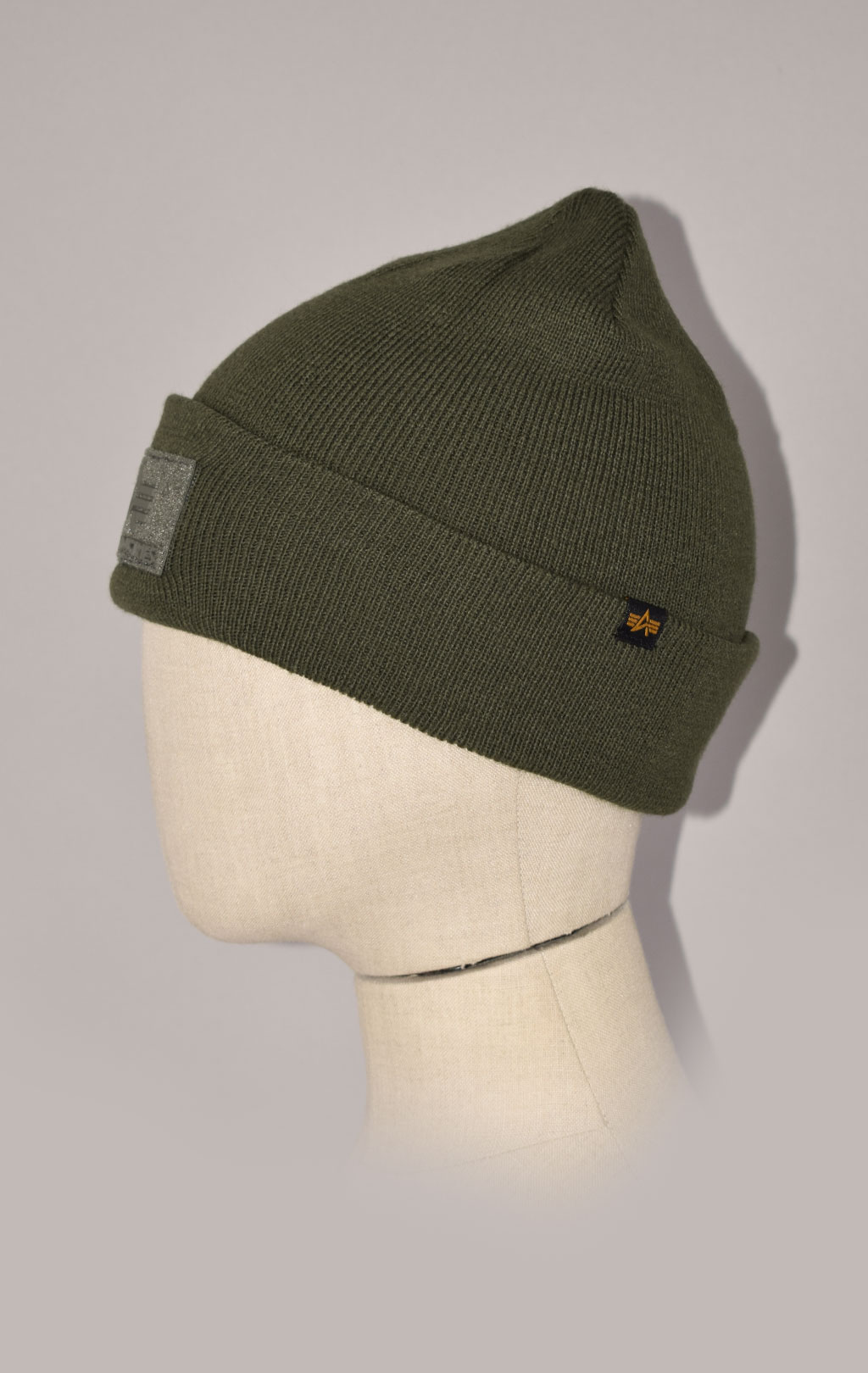 Шапка ALPHA INDUSTRIES VLC BEANIE dark green 