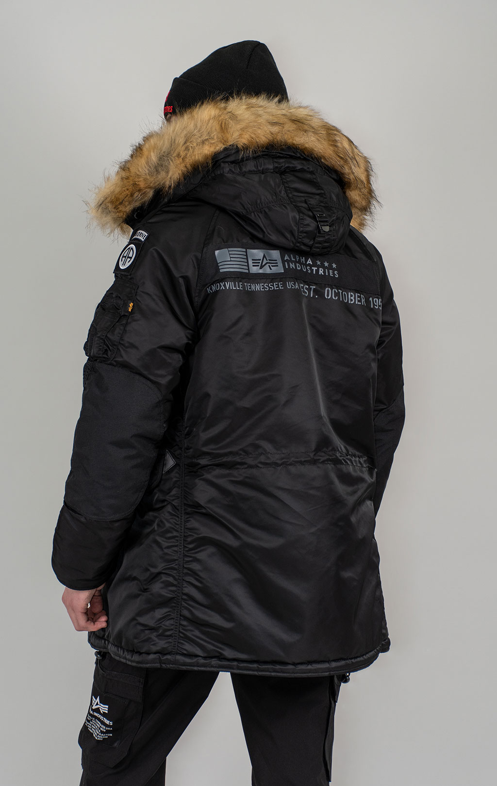 Аляска ALPHA INDUSTRIES AIRBORNE N-3B black 