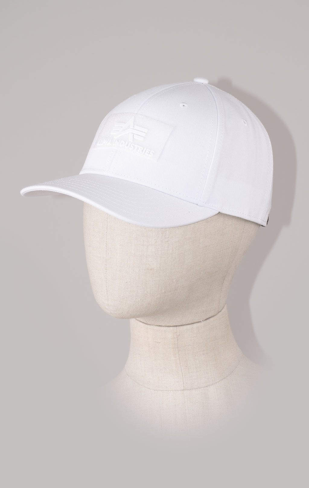 Бейсболка ALPHA INDUSTRIES VELCRO CAP white 