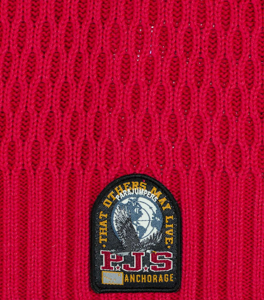 Шапка вязаная PARAJUMPERS LONG HAT red 