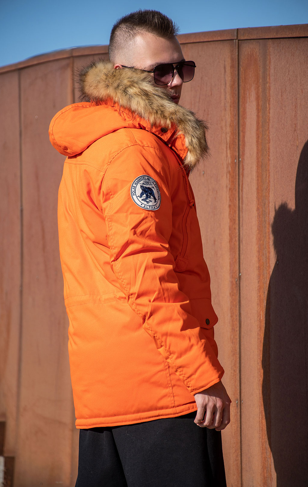 Аляска ALPHA INDUSTRIES POLAR flame orange 