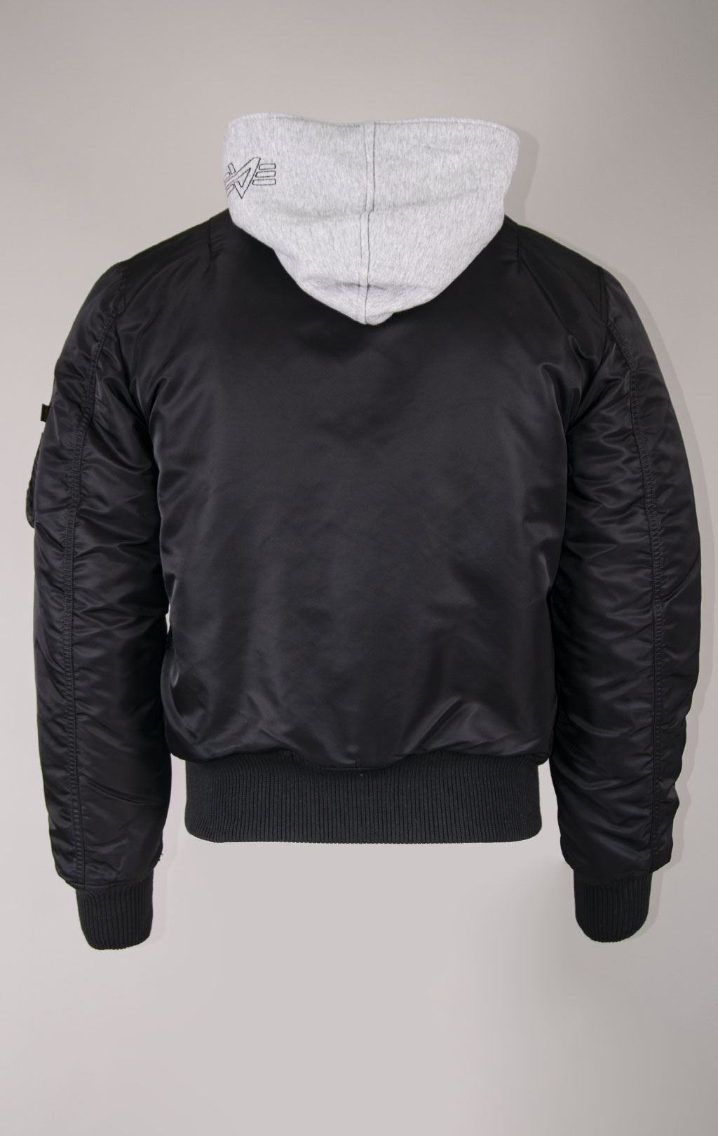 Куртка-бомбер лётная ALPHA INDUSTRIES D-Tec big size MA-1 black 