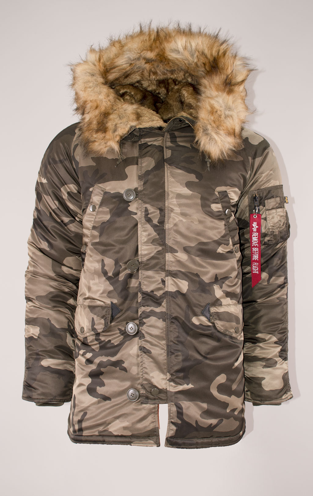 Аляска ALPHA INDUSTRIES VF 59 N-3B olive camo 