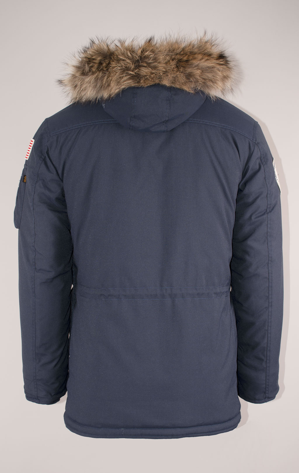 Аляска ALPHA INDUSTRIES POLAR натур. мех rep. blue 