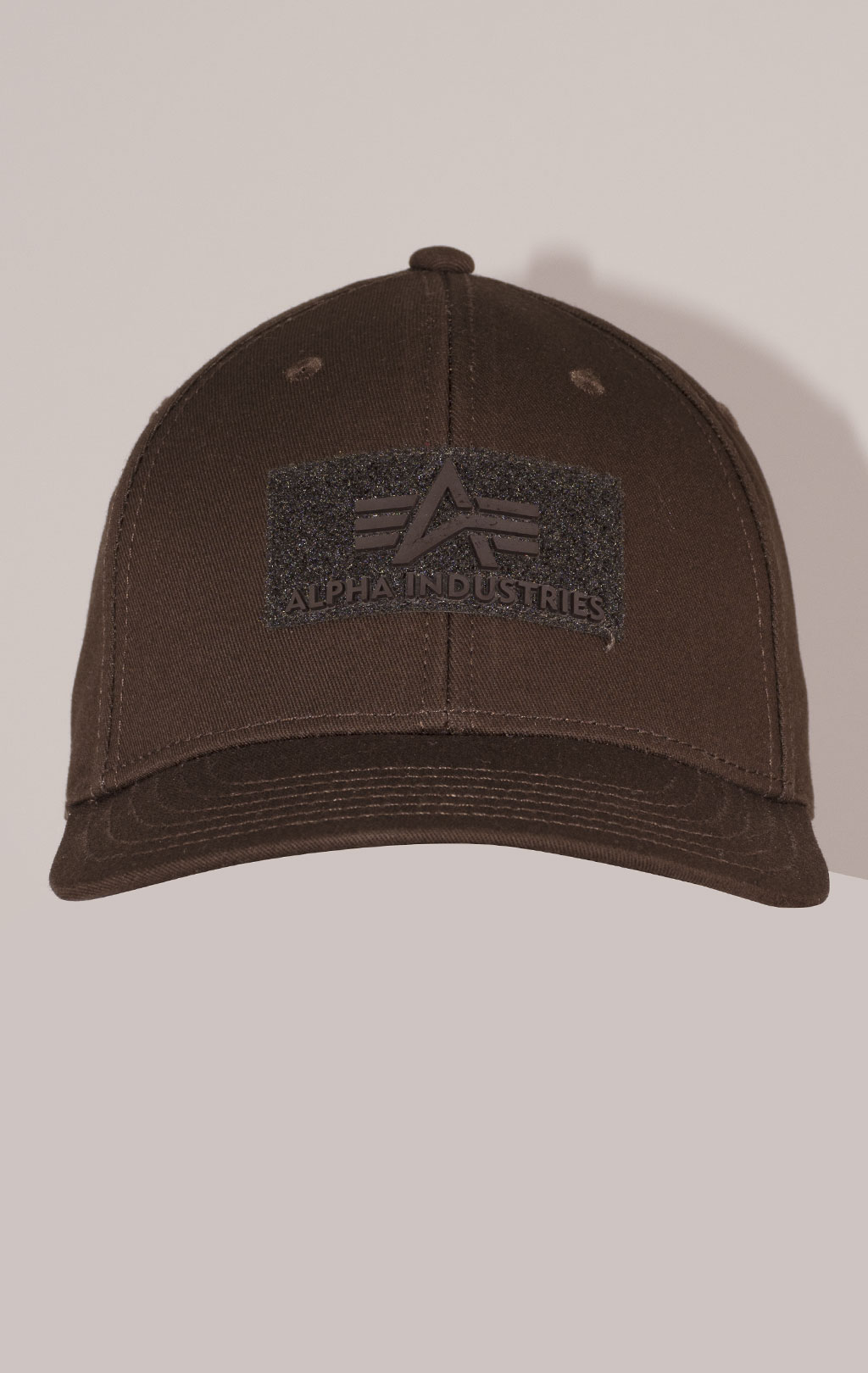 Бейсболка ALPHA INDUSTRIES VELCRO CAP hunter brown 