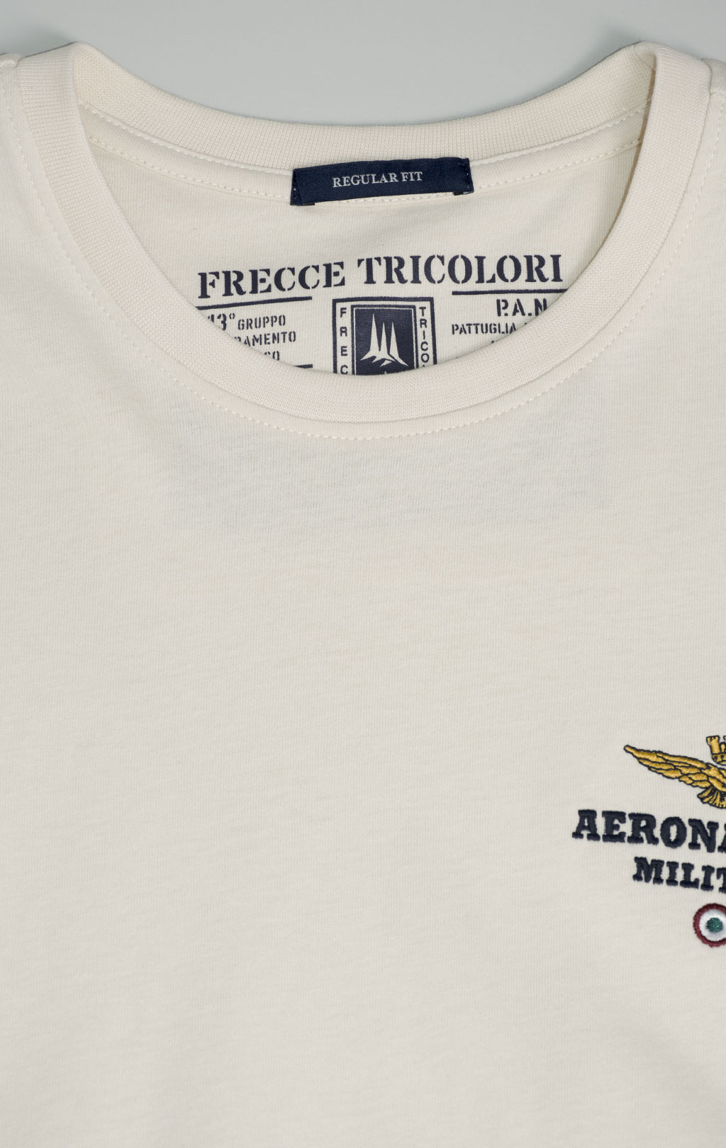 Лонгслив AERONAUTICA MILITARE FW 24/25/BD white beige (TS 2319) 