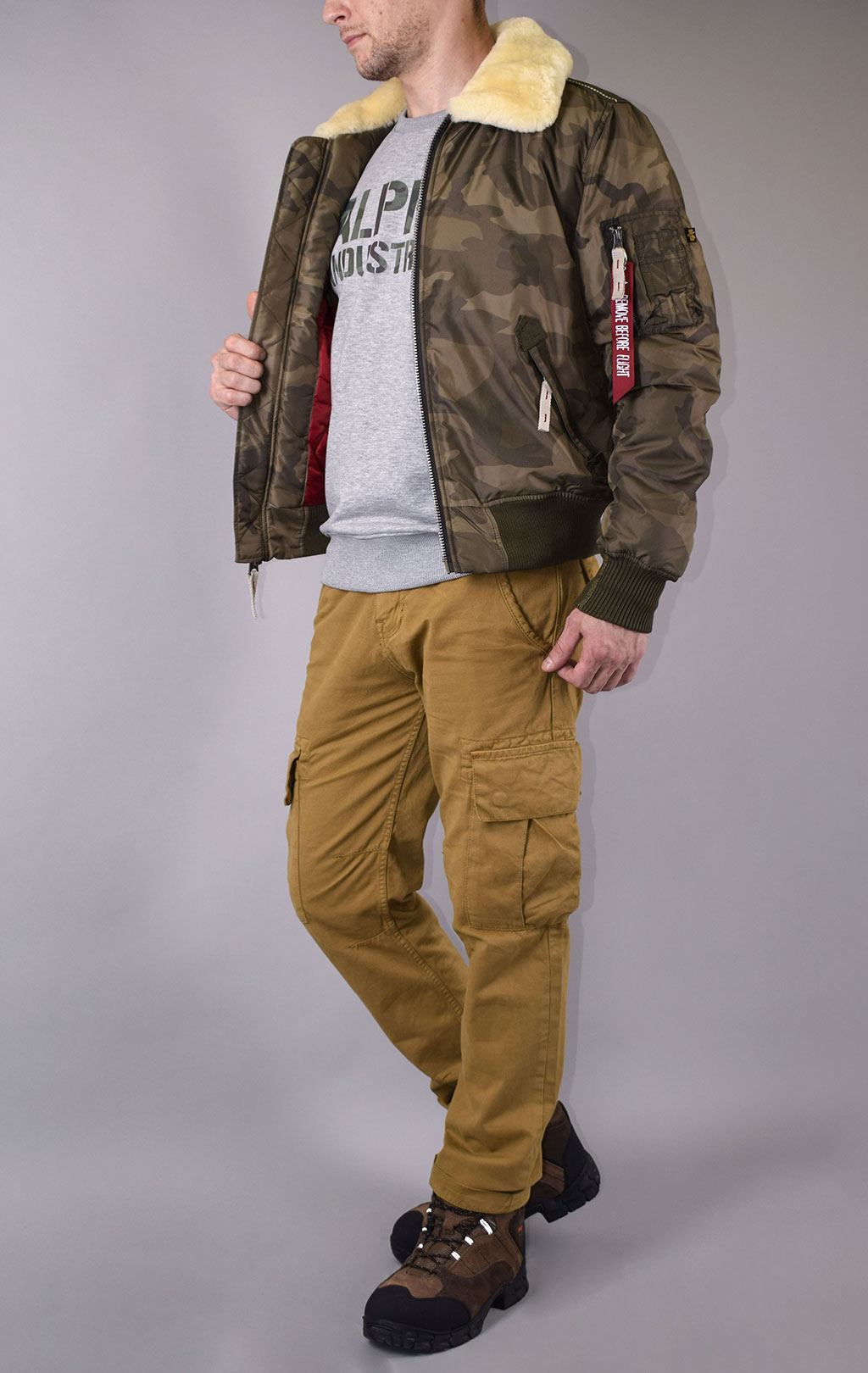 Куртка ALPHA INDUSTRIES INJECTOR-III olive camo, купить в ...