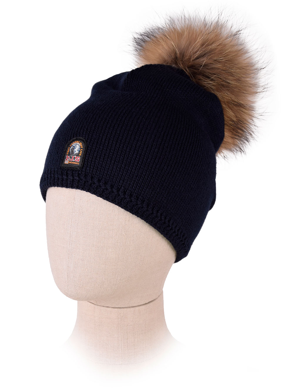 Женская шапка вязаная PARAJUMPERS PLAIN HAT navy 