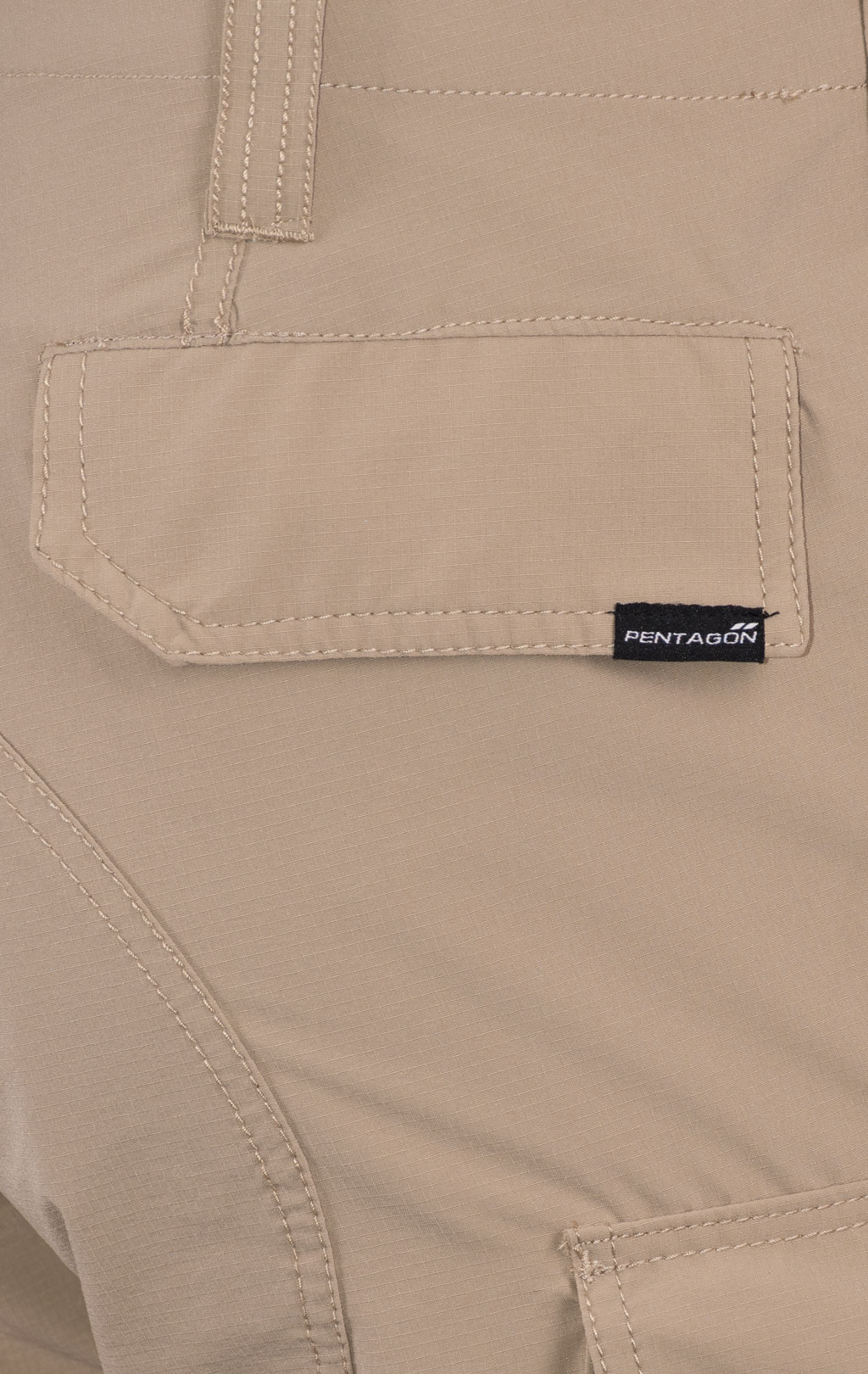 Брюки тактические Pentagon BDU 2.0 TROPIC big size нейлон94%/эластейн6% Rip-Stop stratch khaki 05060 