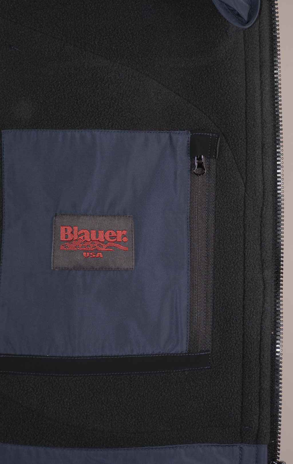 Толстовка-куртка BLAUER EDGAR FW 24/25 blue (FO2186) 