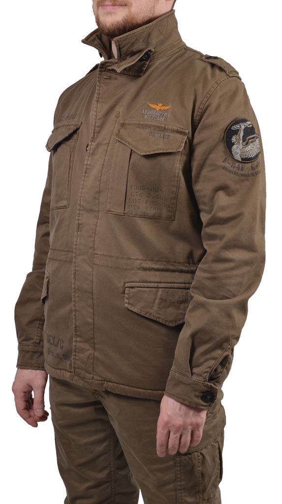Куртка AERONAUTICA MILITARE verde militare (AB 1409) 