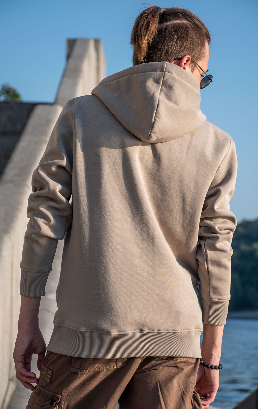 Толстовка ALPHA INDUSTRIES BASIC ZIP HOODY vintage sand 