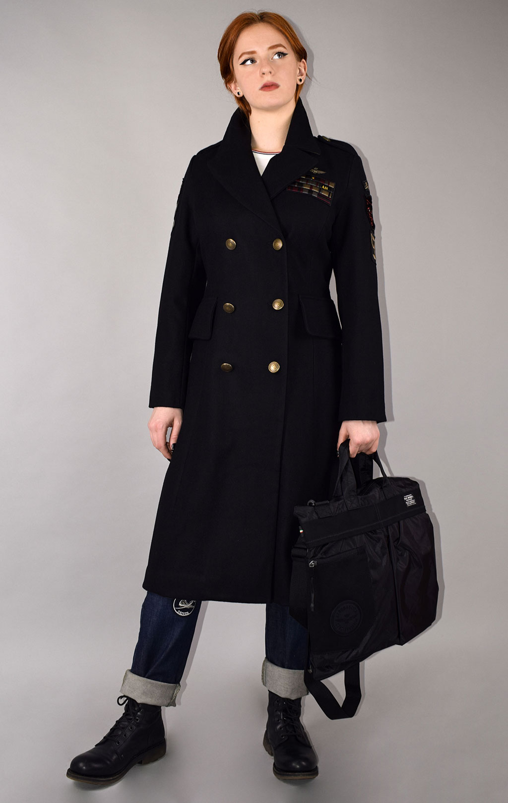 Женское пальто AERONAUTICA MILITARE FW 20/21/CN nero (AB 1917) 