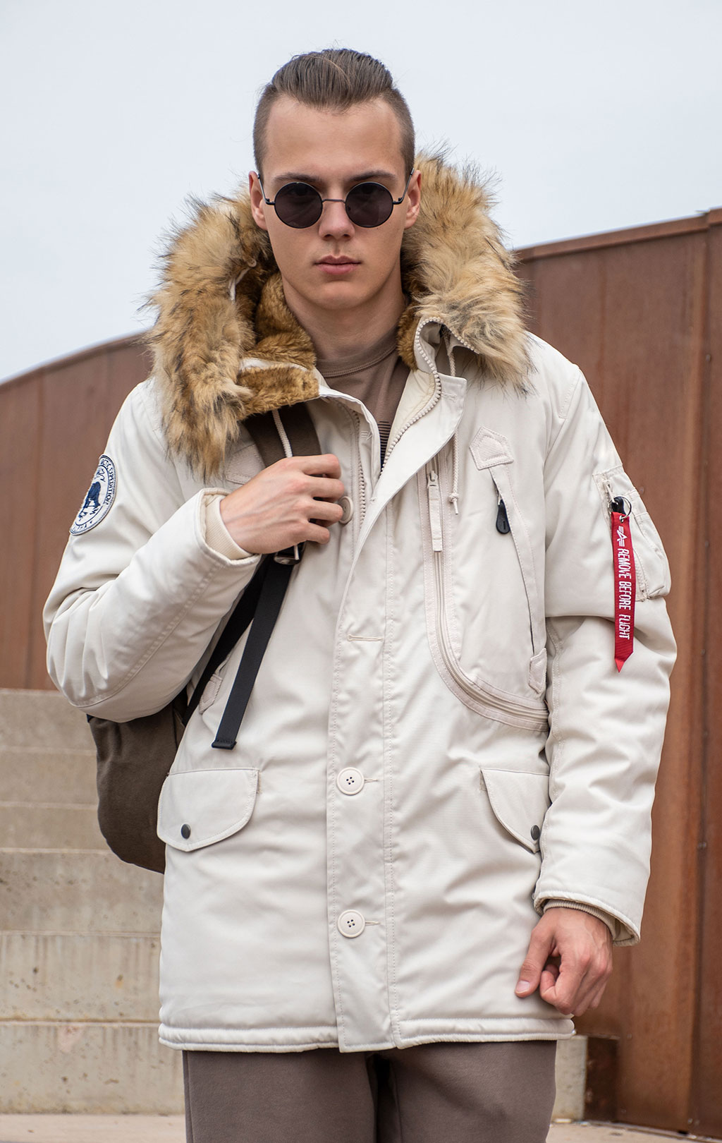 Аляска ALPHA INDUSTRIES POLAR white off 