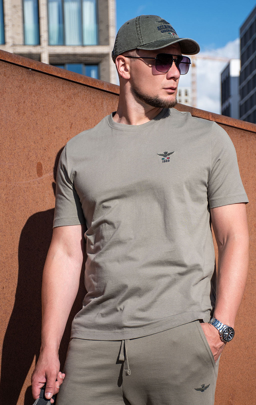 Футболка AERONAUTICA MILITARE FW 24/25/BD dark military (TS 2301) 