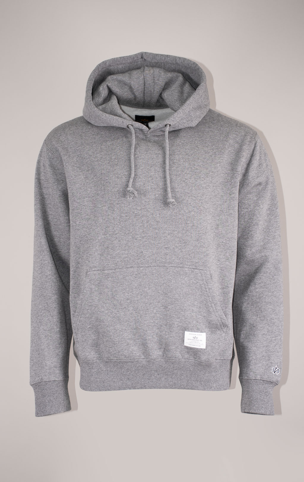 Толстовка ALPHA INDUSTRIES ESSENTIAL HOODIE FW 24/25 medium charcoal heather 