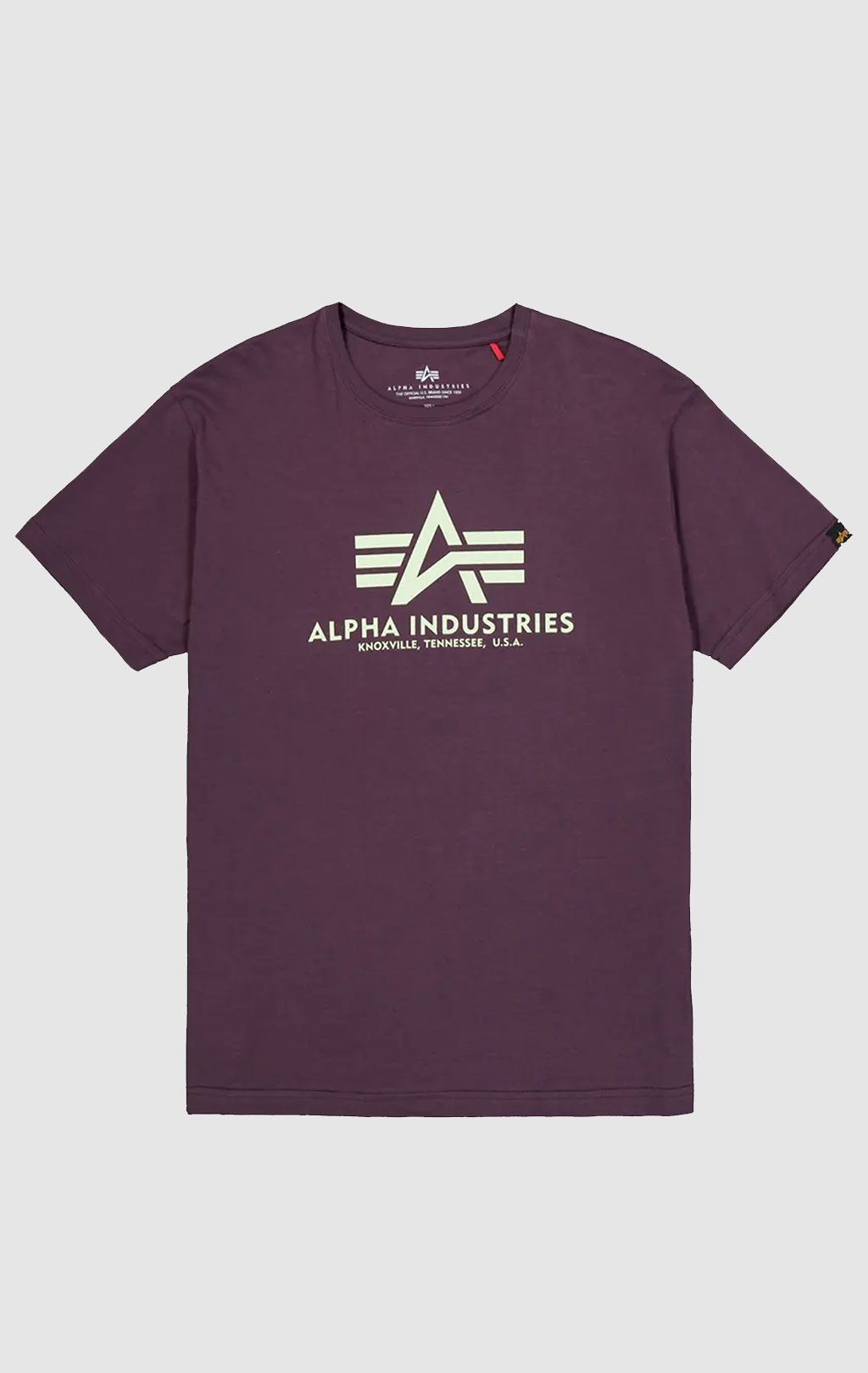 Футболка ALPHA INDUSTRIES BASIC T plum 