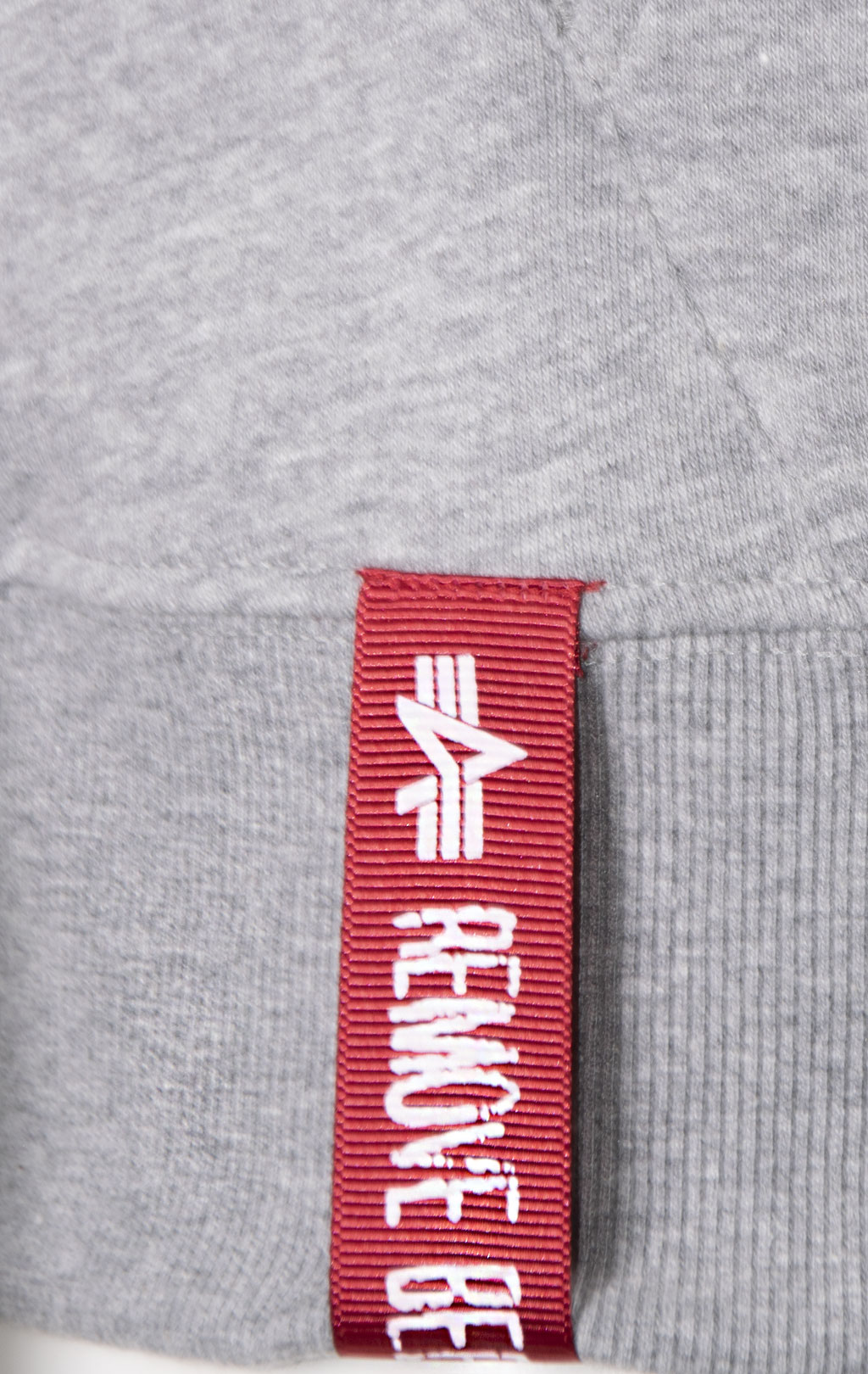 Толстовка ALPHA INDUSTRIES BASIC ZIP HOODY grey heather 