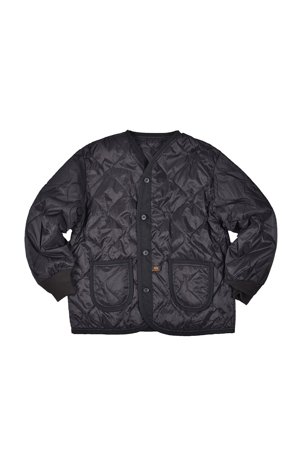 Куртка-подстёжка ALPHA INDUSTRIES CLASSIC M-65 с карманами и манжетами black 