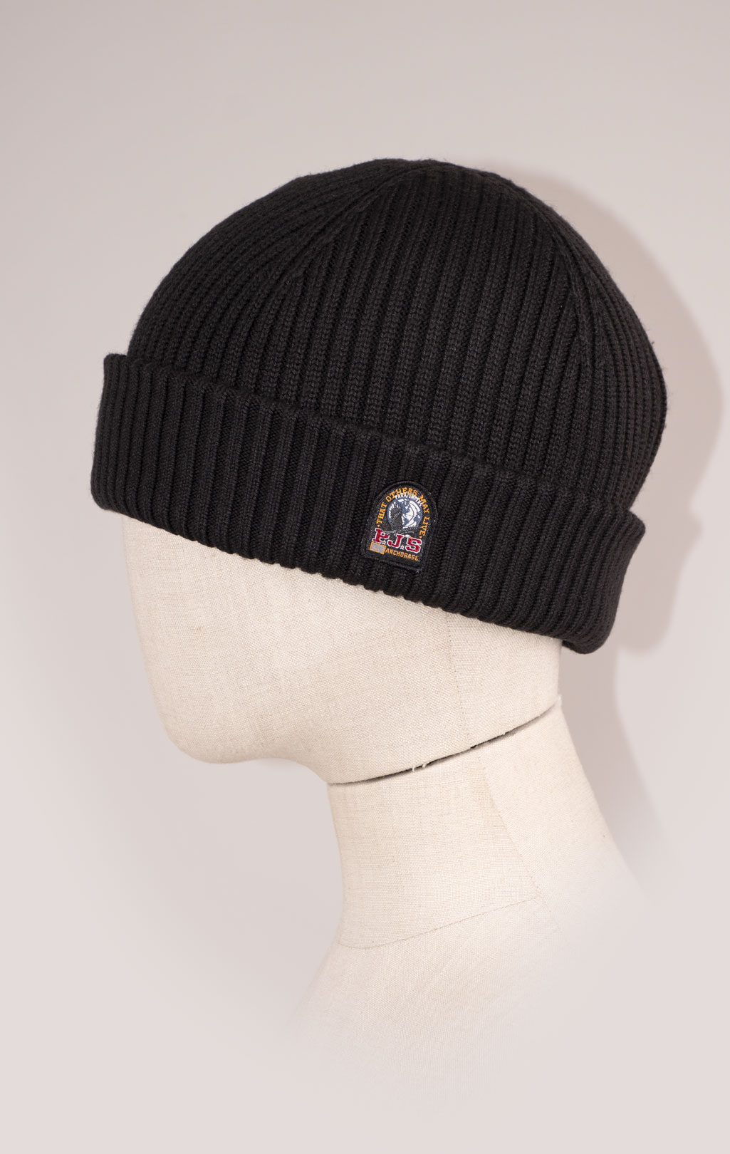 Шапка вязаная PARAJUMPERS RIB HAT FW 24/25 black 