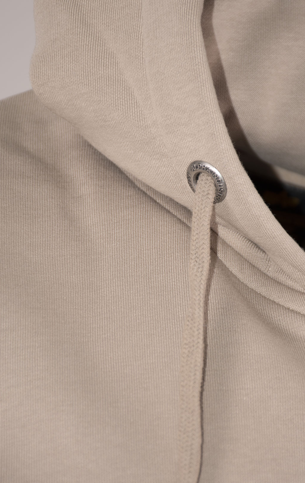 Толстовка ALPHA INDUSTRIES BASIC ZIP HOODY vintage sand 