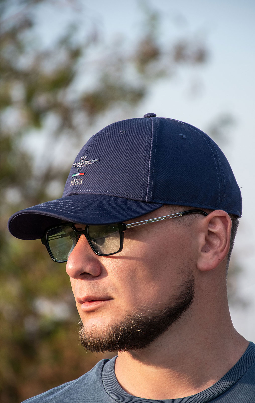 Бейсболка AERONAUTICA MILITARE FW 24/25/CN dark blue (HA 1179) 