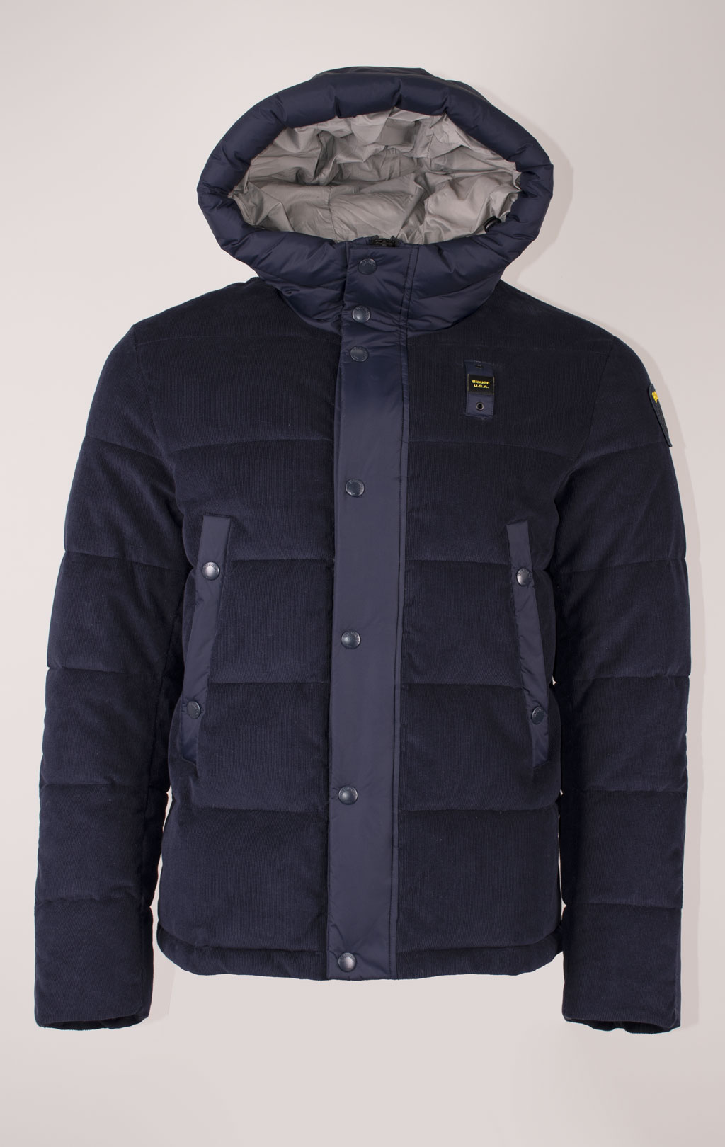 Куртка-пуховик BLAUER FARGO вельвет FW 24/25 blue (CO2115) 