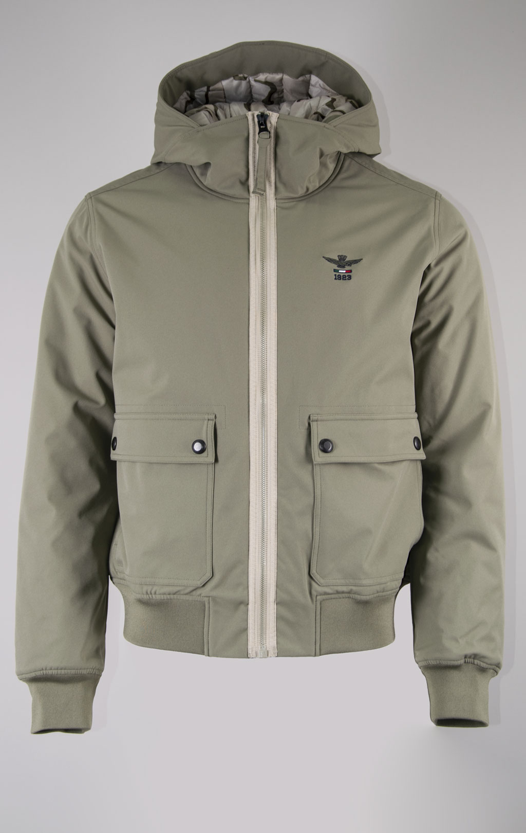 Куртка AERONAUTICA MILITARE FW 24/25 m/CN dark military (AB 2182) 