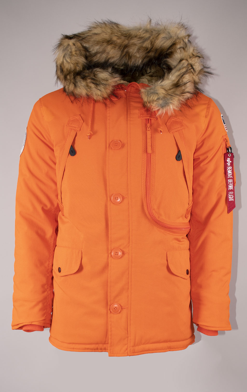 Аляска ALPHA INDUSTRIES POLAR flame orange 