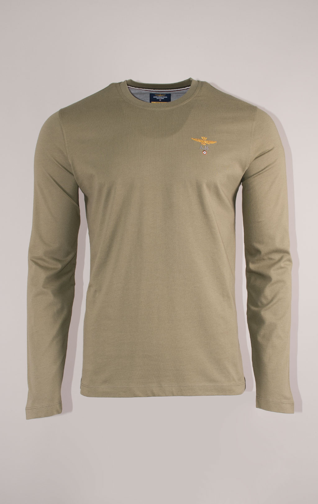 Лонгслив AERONAUTICA MILITARE FW 24/25/TR green (TS 2390) 