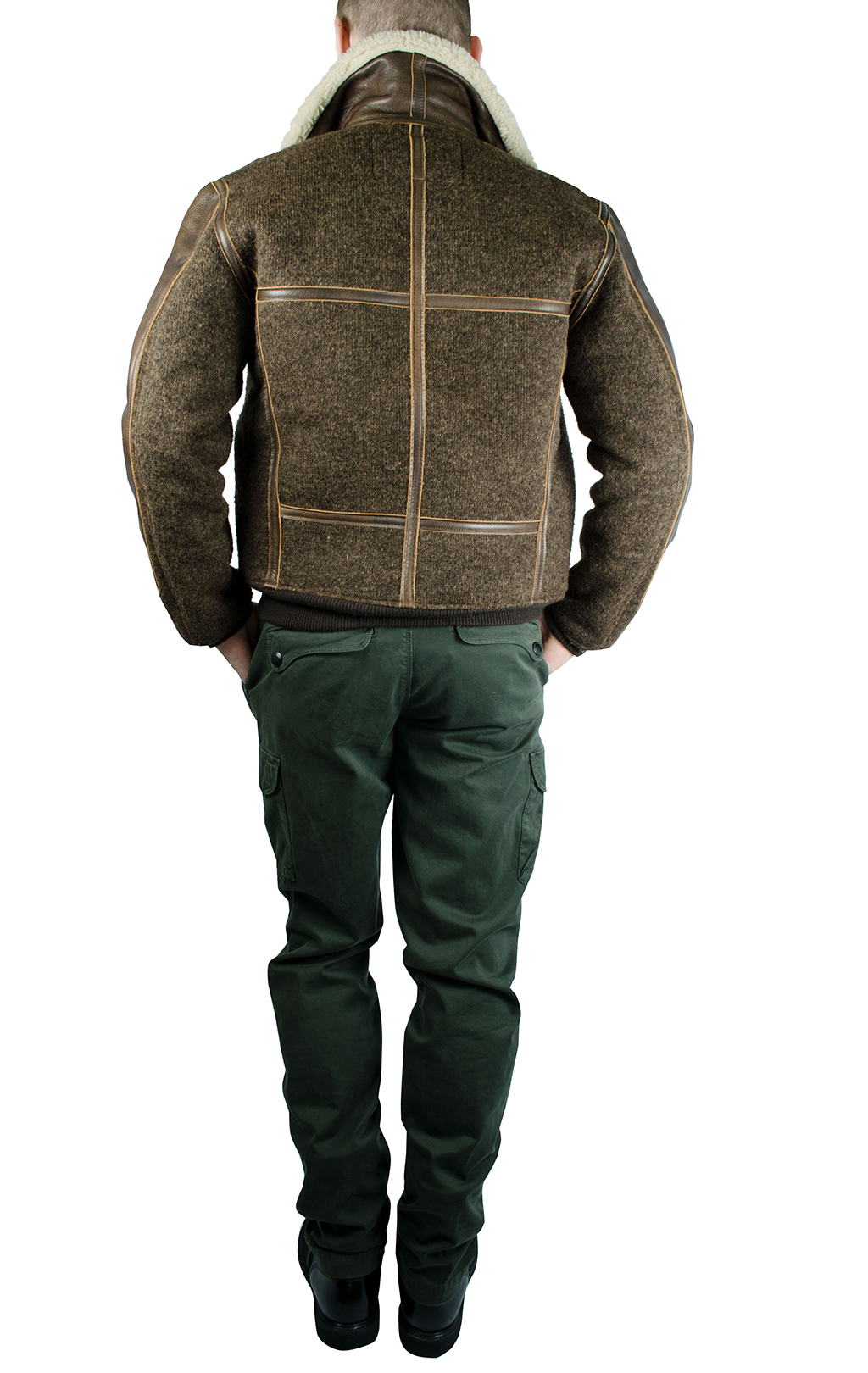 Куртка-пилот COCKPIT B-3 SWEATER brown (Z28s005) 