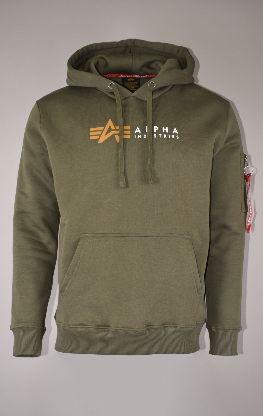 Толстовка ALPHA INDUSTRIES ALPHA LABEL HOODY dark olive 