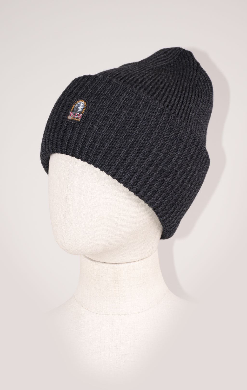 Шапка вязаная PARAJUMPERS STREET HAT FW 24/25 black melange 