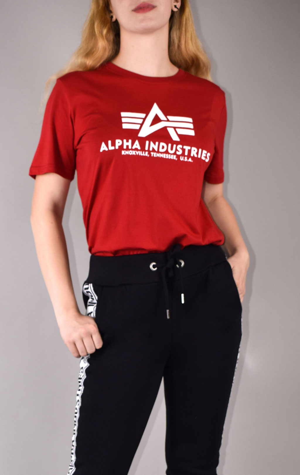 Детская футболка ALPHA INDUSTRIES BASIC T speed red 