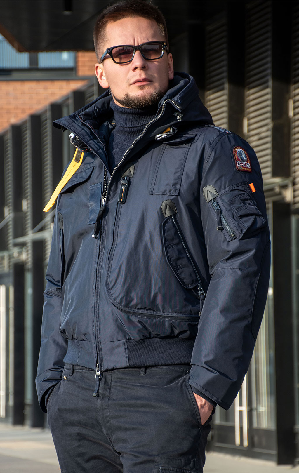 Аляска-пуховик PARAJUMPERS GOBI FW 24/25 blue navy 