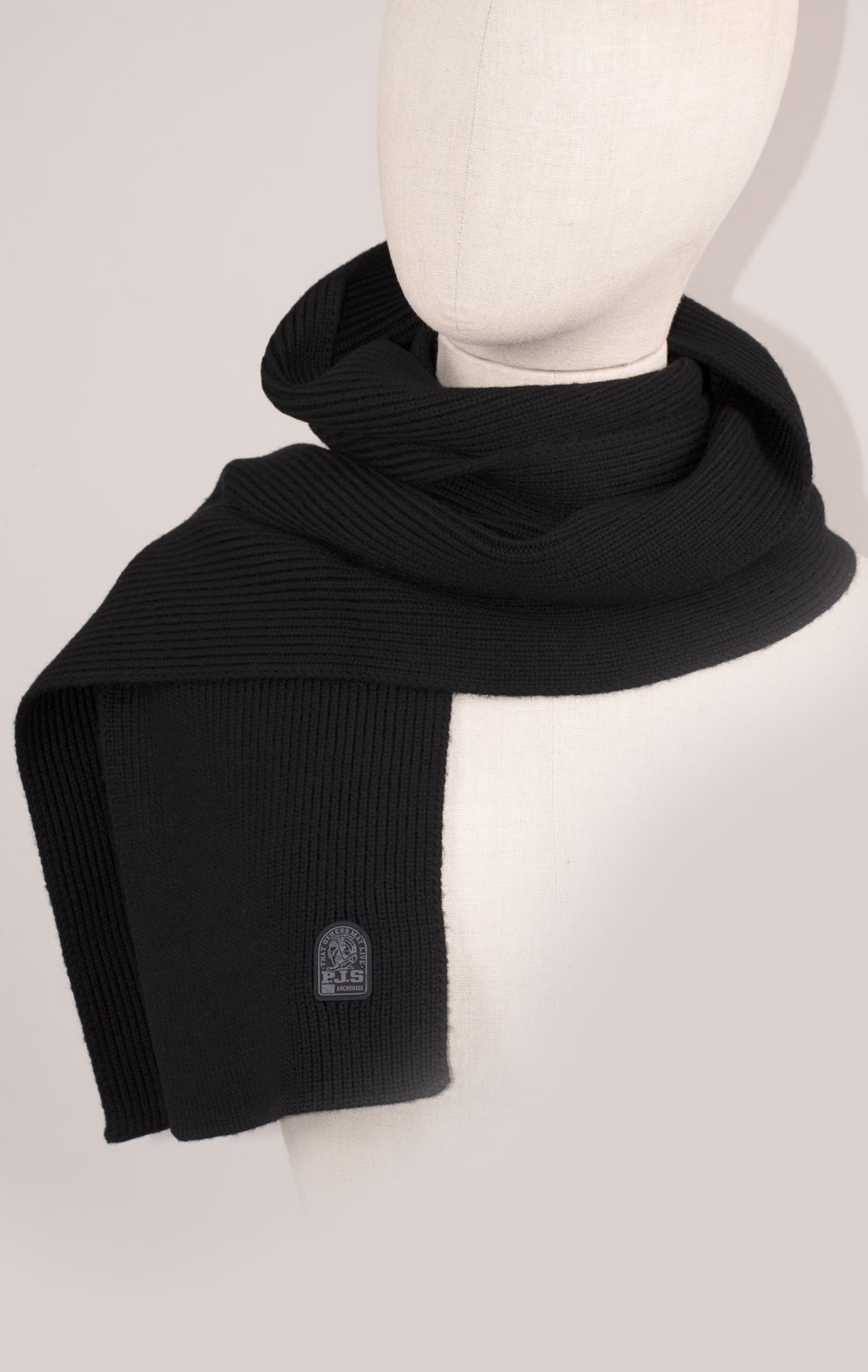 Шарф PARAJUMPERS PLAIN SCARF FW 24/25 black 