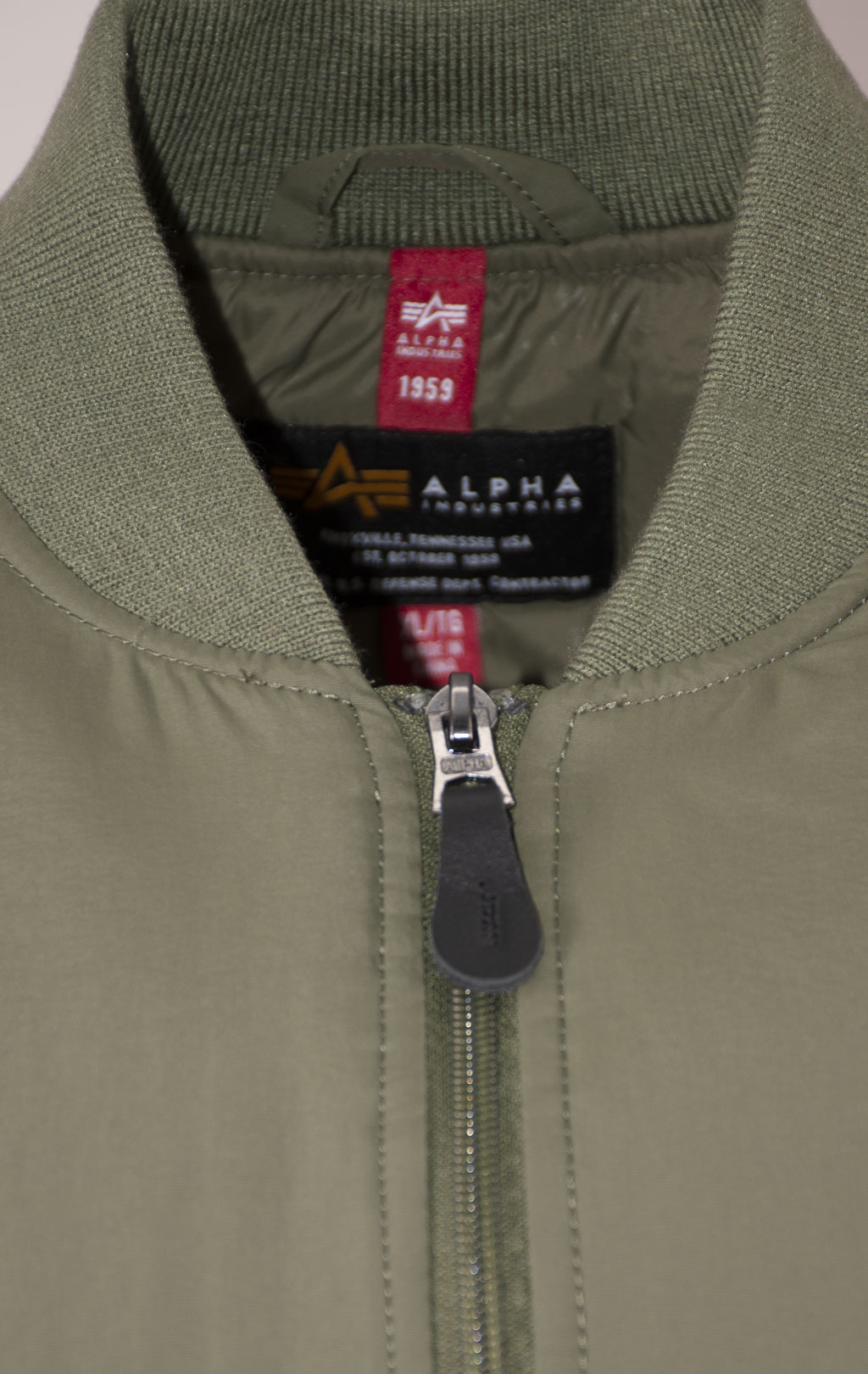 Куртка-бомбер ALPHA INDUSTRIES PRIMALOFT MA-1 sage 