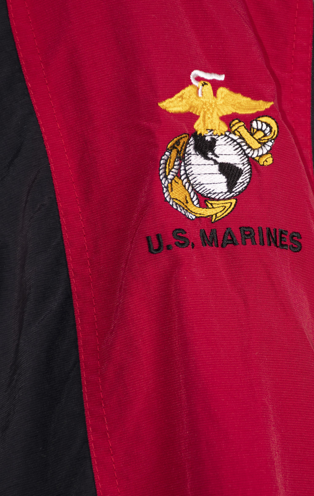 Толстовка MARINES нейлон black/red США