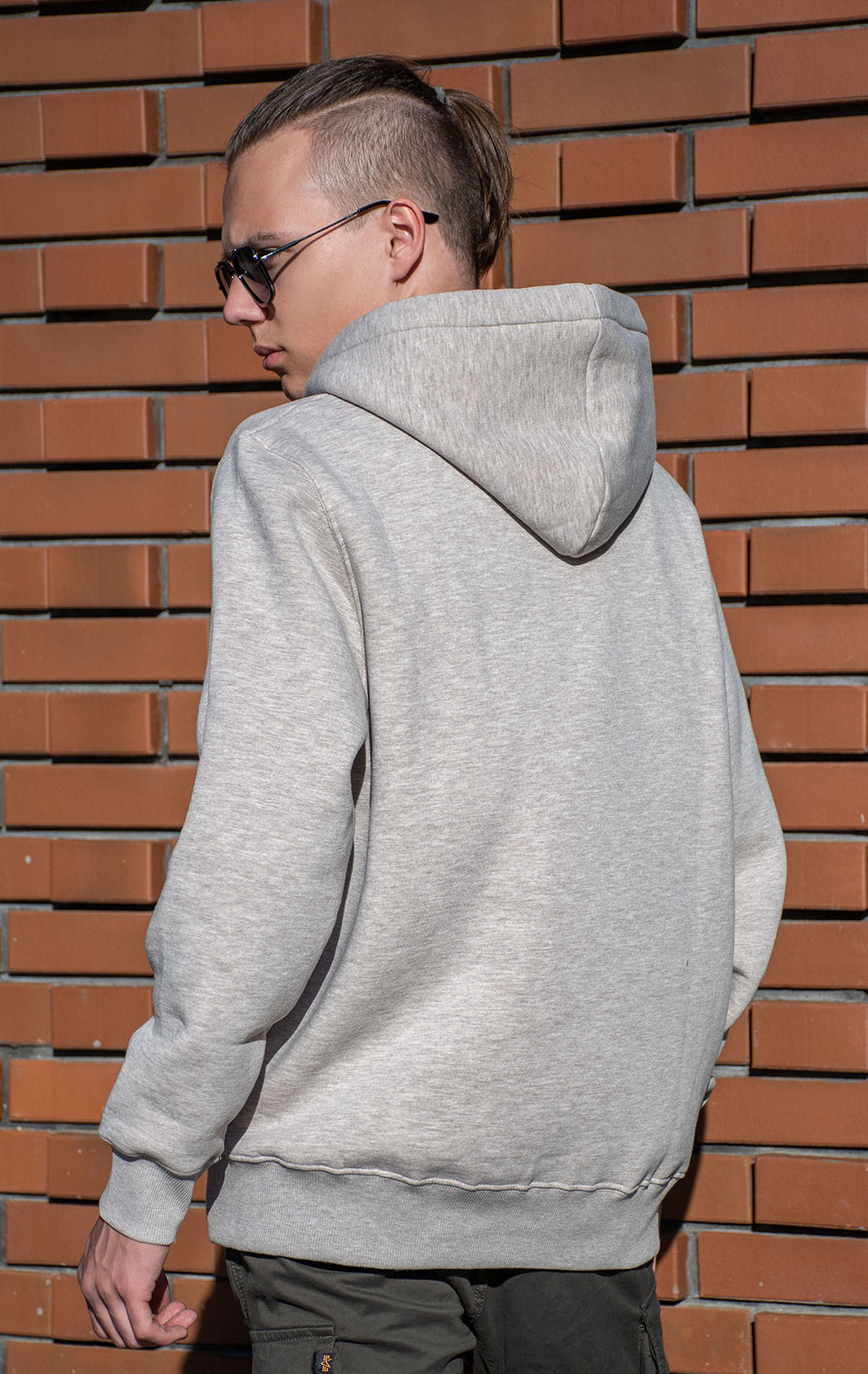 Толстовка ALPHA INDUSTRIES BASIC HOODY hazel melange 