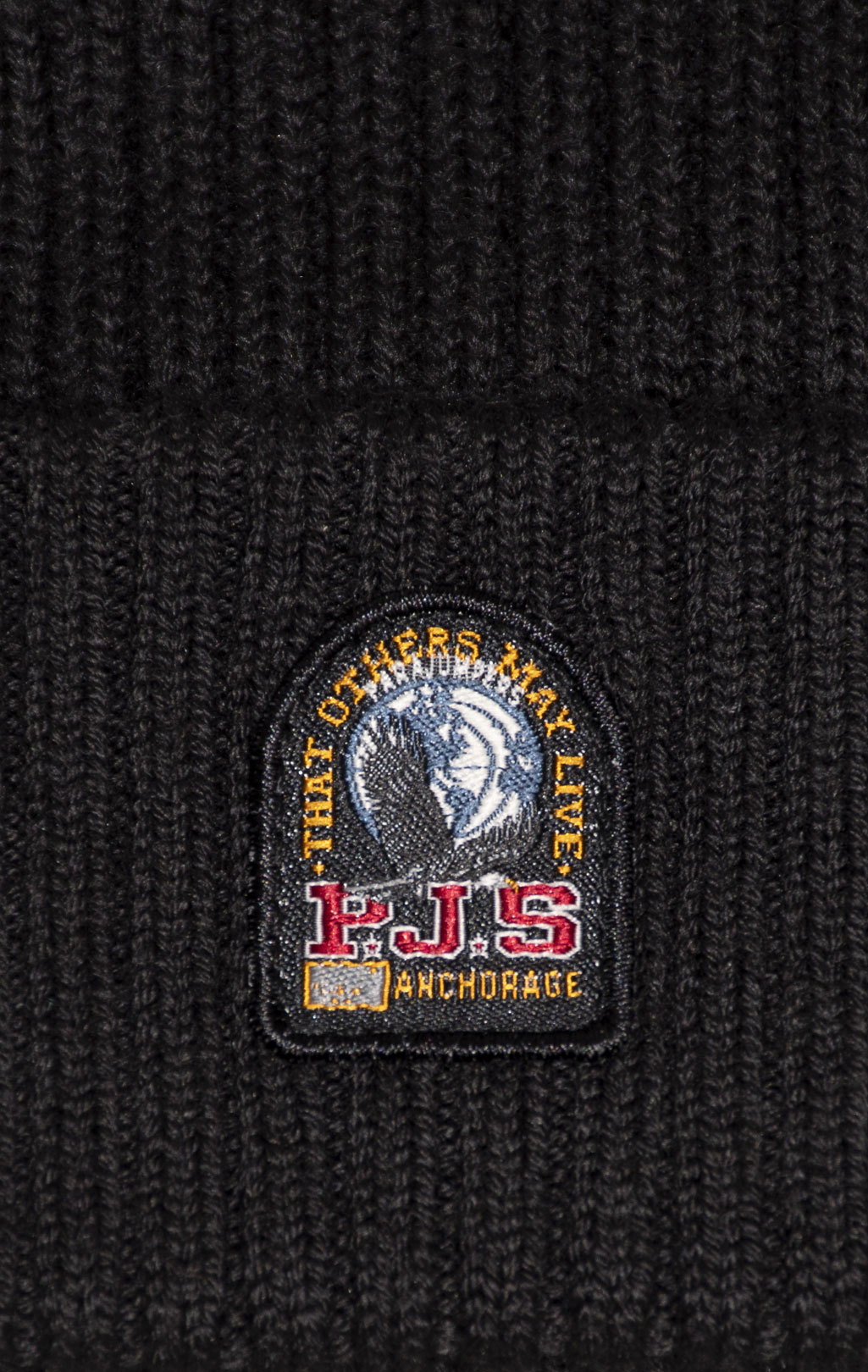 Шапка вязаная PARAJUMPERS RIB HAT FW 24/25 black 