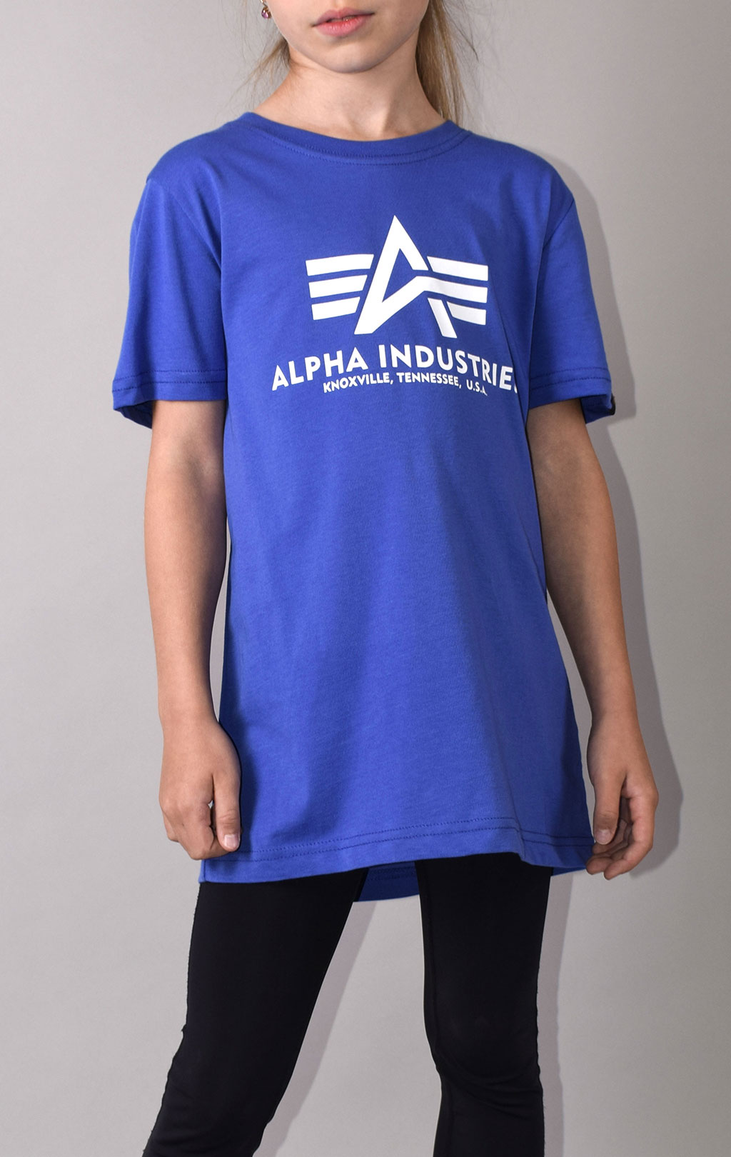 Детская футболка ALPHA INDUSTRIES BASIC T nautical blue 