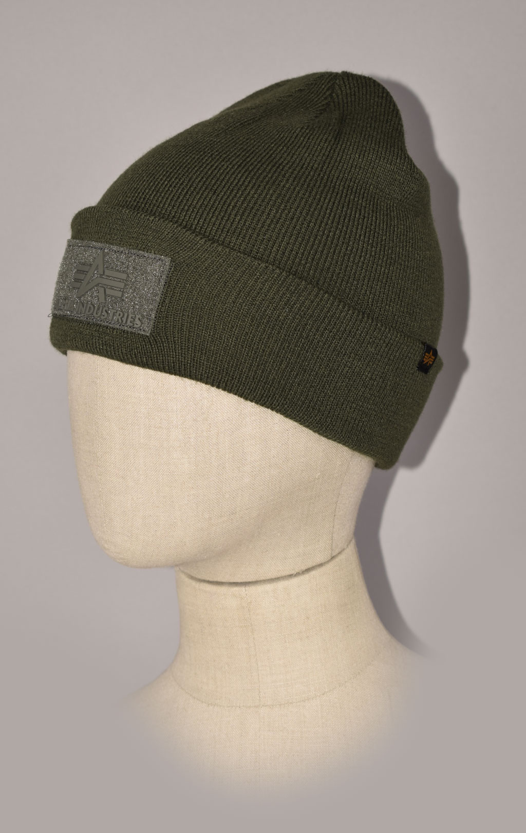 Шапка ALPHA INDUSTRIES VLC BEANIE dark green 