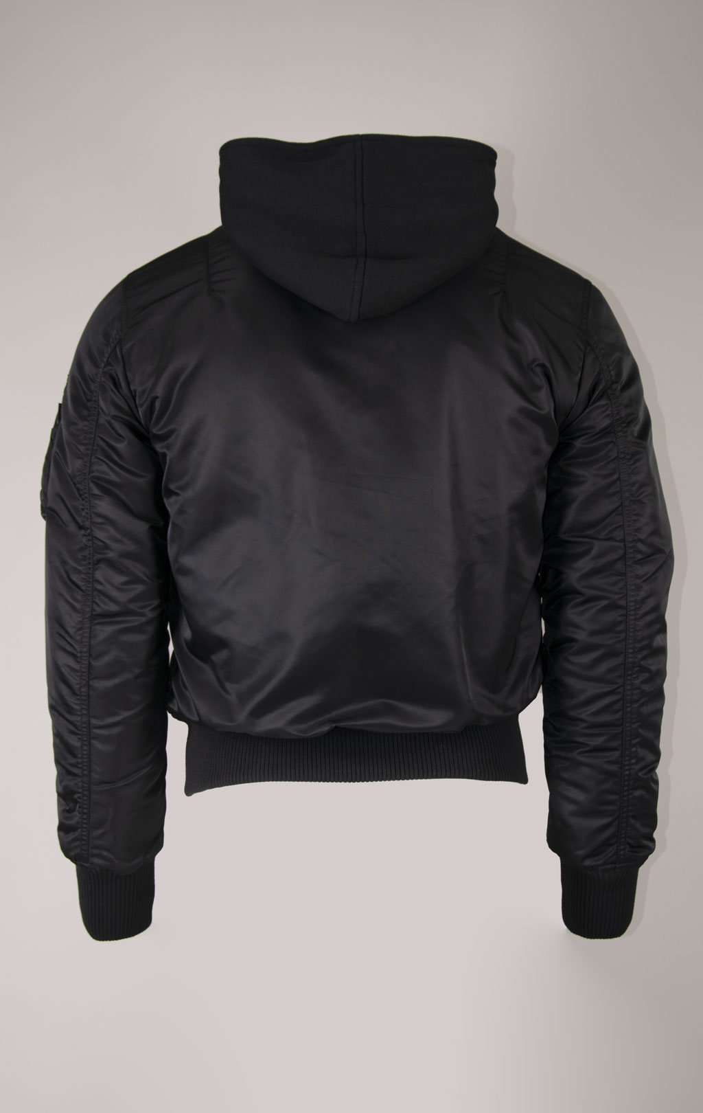 Куртка-бомбер лётная ALPHA INDUSTRIES D-Tec SE MA-1 black/reflective 