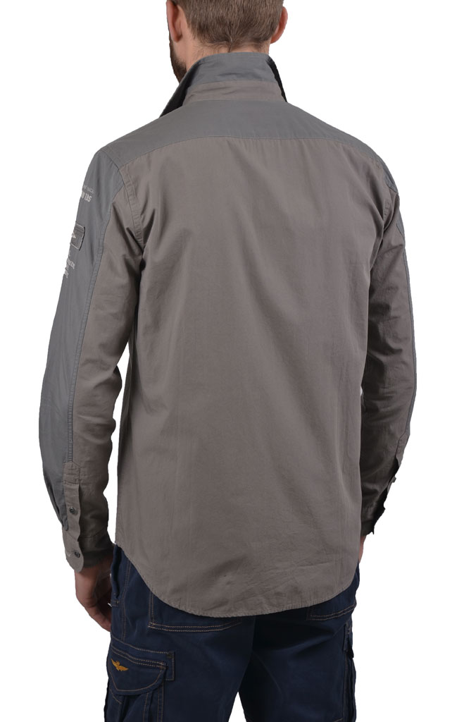 Рубашка AERONAUTICA MILITARE grigio medio (CA 848) 