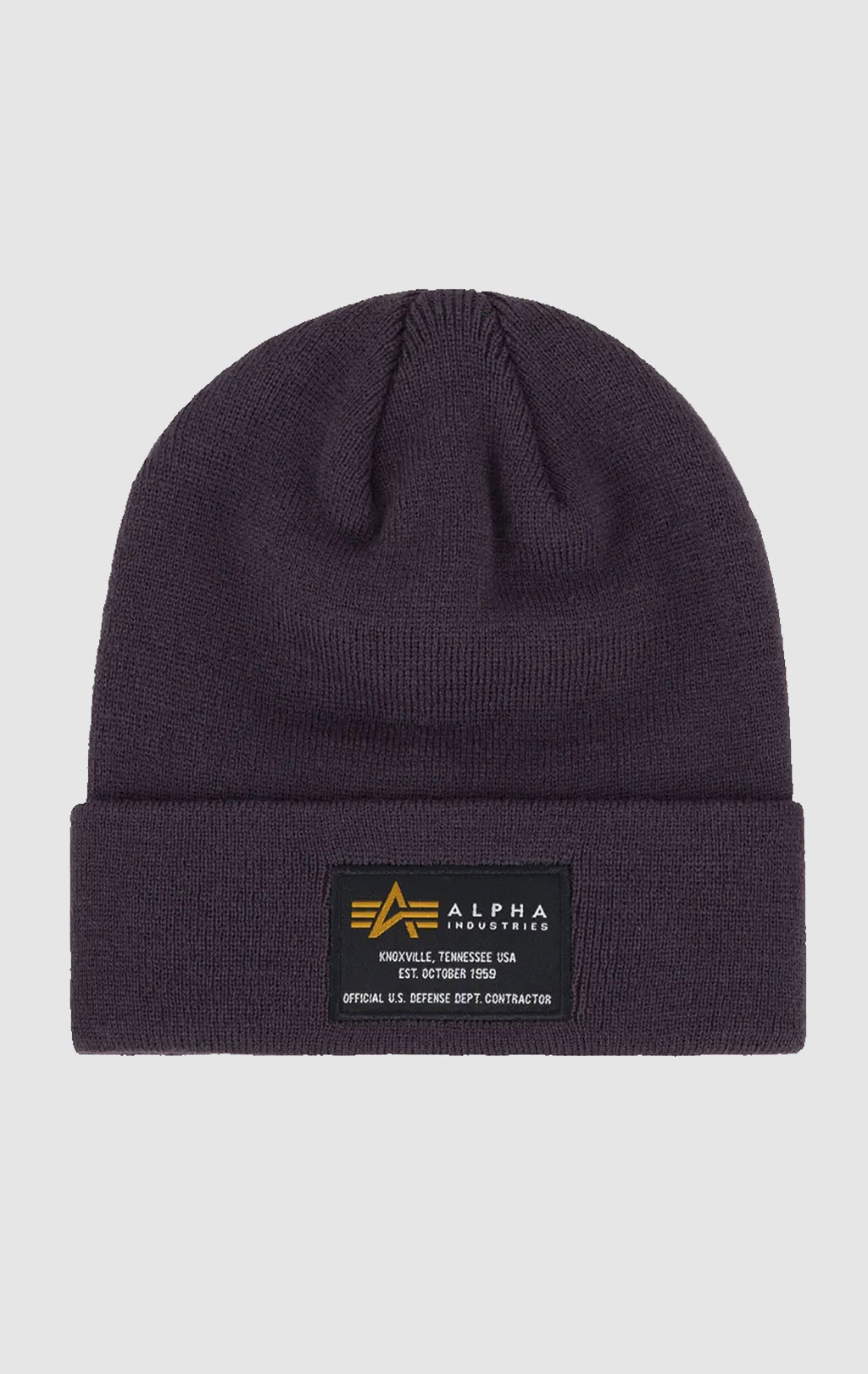 Шапка ALPHA INDUSTRIES CREW BEANIE plum 