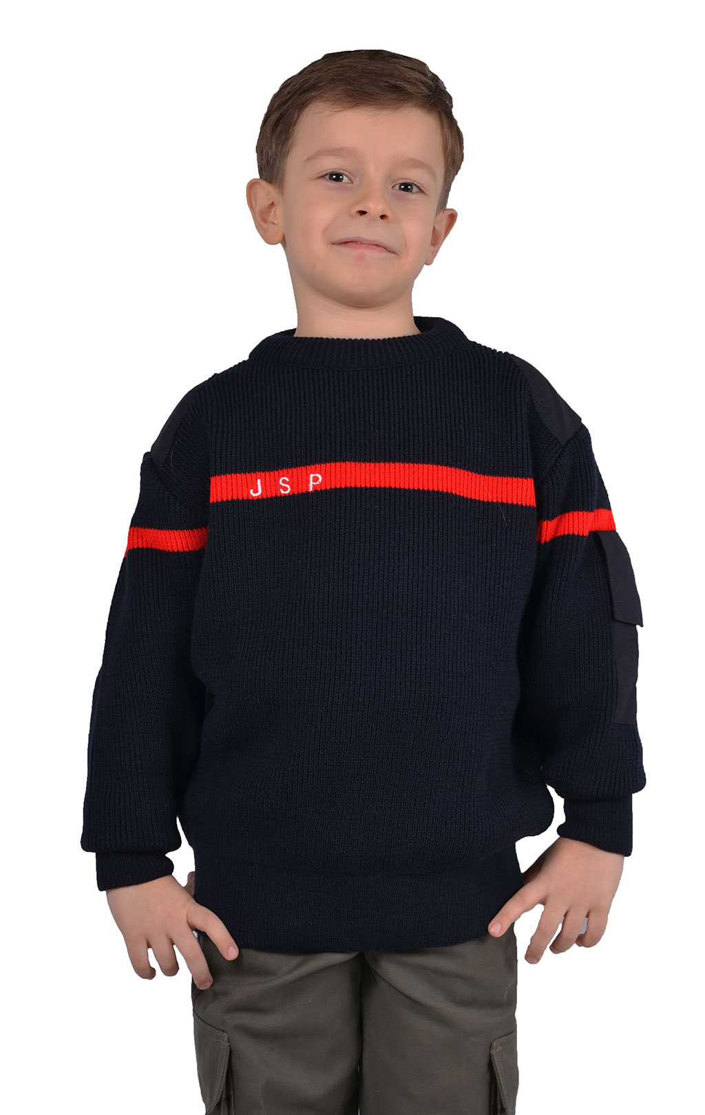 Детский свитер J.S.P. шерсть/акрил navy Франция