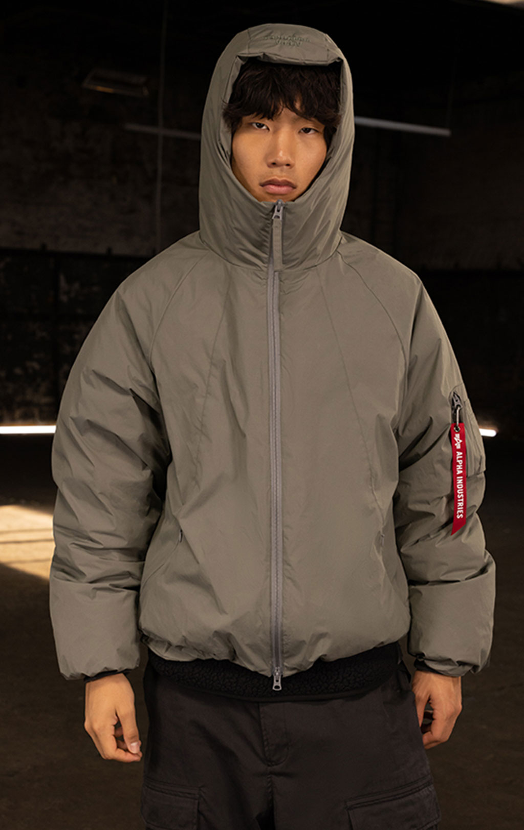 Куртка-парка ALPHA INDUSTRIES INSULATED HOODED PARKA FW 24/25 field grey 