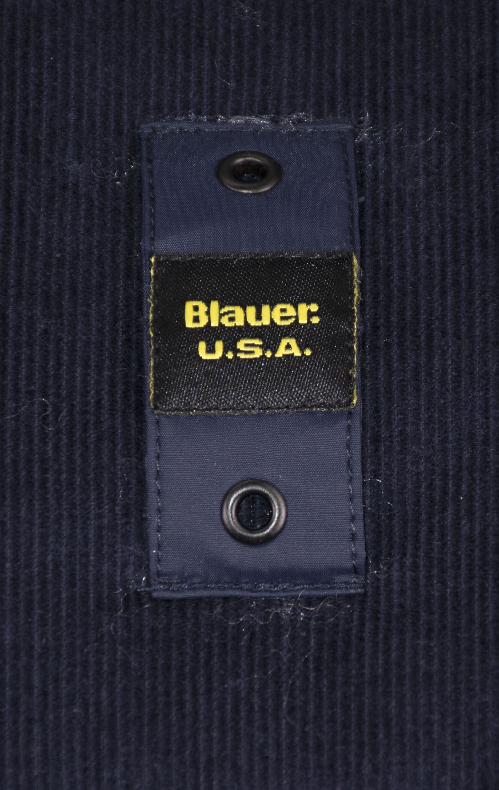 Куртка-пуховик BLAUER FARGO вельвет FW 24/25 blue (CO2115) 