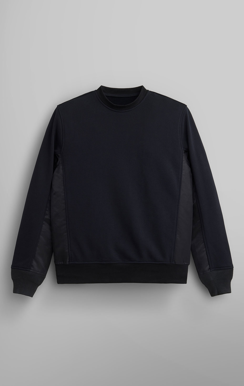 Свитшот ALPHA INDUSTRIES MIXED MEDIA CREWNECK FW 24/25 black 